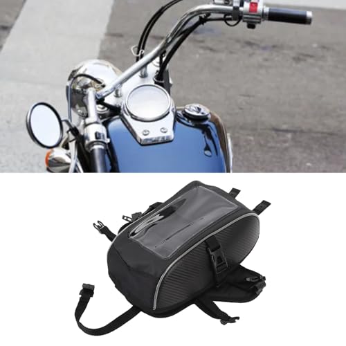 Motorcycle Tank Bag Large Capacity 1680D Storage Bag w Phone Holder Universal Fit for Ryker 600 900 Rally Edition Quick Release Magnetic Mount System
