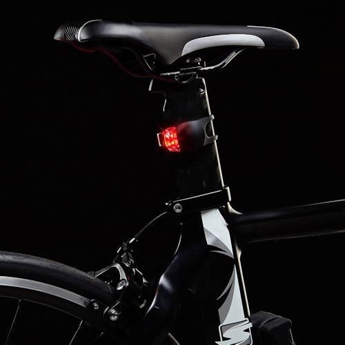 2 Pcs Silicone Bike Lights Set (Front White & Rear Red), Super Bright LED Bicycle Clip-on Lights for Night Riding, 3 Light Modes, Waterproof Quick Release Cycling Safety Warning Lights