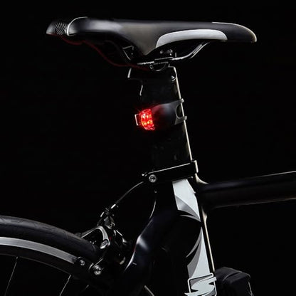 2 Pcs Silicone Bike Lights Set (Front White & Rear Red), Super Bright LED Bicycle Clip-on Lights for Night Riding, 3 Light Modes, Waterproof Quick Release Cycling Safety Warning Lights