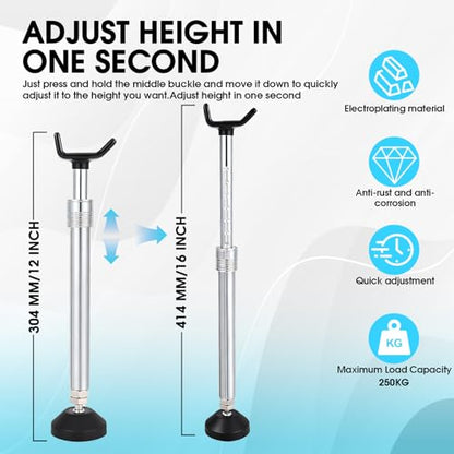 Motorcycle Rear Stand Lift Wheel Stands, Quick-Adjust Electroplated Finish Stand with Brake Holder Universal for Ninja Gixxer CBR ZX6R R6 R7 MT07 All Most Sportbikes Supersports Naked Dirt Pit Bikes