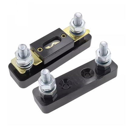 2Pcs ANL Fuse Holder Automotive Heavy Duty Fuse Block Replacement with No Cover for Car Audio System Amplifier Inverter CFH-ANL-WG1 - color: CFH-ANL-WG1