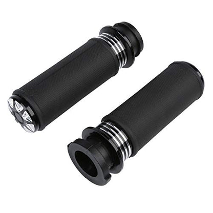 TCMT 1" 25mm Electric Handle Bar Grips Fit for Harley - color: Style B