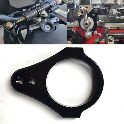 29mm CNC Aluminum Motorcycle Fork Tube Brackets Steering Damper Frame Mounting Clamp Foot Fixer Hardware Parts Stabilizer Universal - size: 29mm