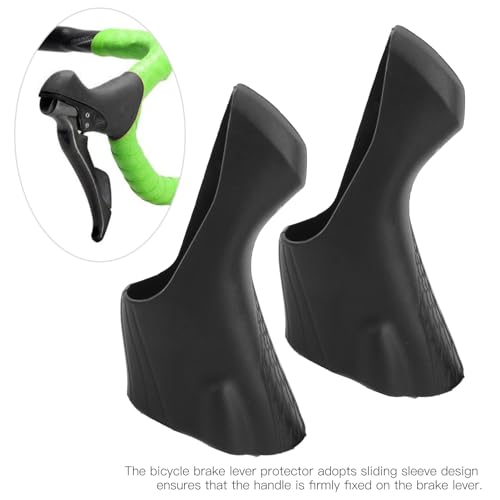 Bike Brake Lever Handle Sleeves, Silicone Grip Cover for STR7000/8000 Road Cycle, Light, Waterproof, Ergonomic Design