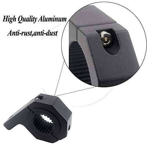 20MM-35MM Work Light Mounting Bracket Kit,Universal LED Light Bar Tube Clamp Mounting Bracket Fog Light Mounting Bull Bar Bumper Lamp Holder for Driving Light Spotlight Off-road Vehicles Car Truck - size: 20-35MM