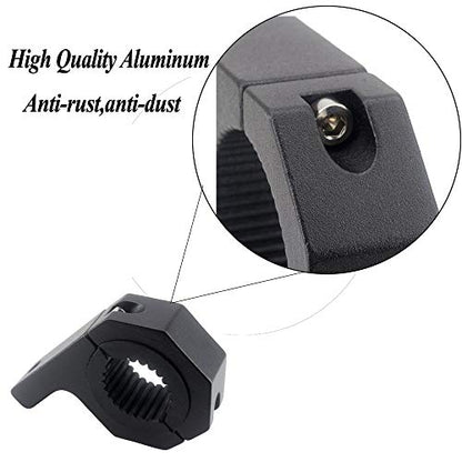 20MM-35MM Work Light Mounting Bracket Kit,Universal LED Light Bar Tube Clamp Mounting Bracket Fog Light Mounting Bull Bar Bumper Lamp Holder for Driving Light Spotlight Off-road Vehicles Car Truck - size: 20-35MM