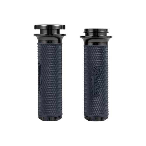 Advanblack AXION Performance Grips, Electronic Throttle Control Grips Compatible with Harley Touring Road Glide Street Glide, Softail - color: Black