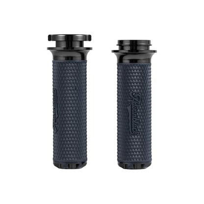 Advanblack AXION Performance Grips, Electronic Throttle Control Grips Compatible with Harley Touring Road Glide Street Glide, Softail - color: Black