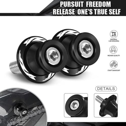 MFGZD For YZF Motorcycle Swingarm Spools Slider, CNC 6MM Swingarm Spools Sliders Stand For YZF-R7 R9 R1 R1M R3 R6 R6S R25 R15 - size: For YZF