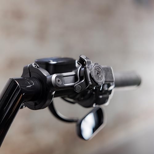 Quad Lock Motorcycle Handlebar Phone Mount PRO - Large with Vibration Dampener and MAG Phone Case for iPhone 16 Pro Max - size: iPhone 16 Pro Max