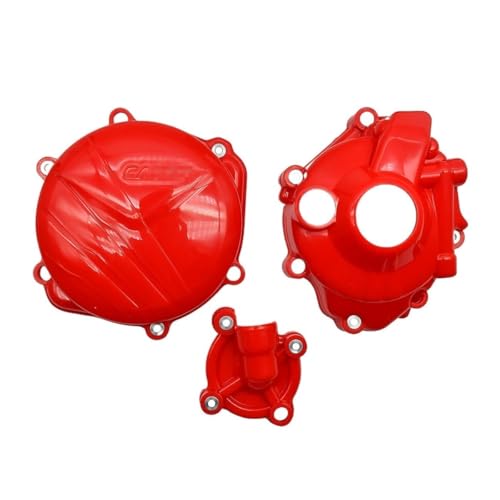 Engine Case Stator Cover for CRF 250R 250RX CRF250R CRF250RX 2018 2019 2020 2021 Motorcycle Ignition Guard Water Pump Cover Clutch Protector - color: Red Set