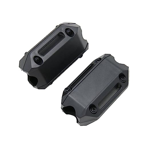 4pcs Motorcycle Crash Bar Sliders, Motorcycle Engine Guard Bumper Protection Decorative Block 25mm Frame Slider Universal for Motorcycles Crash Bar