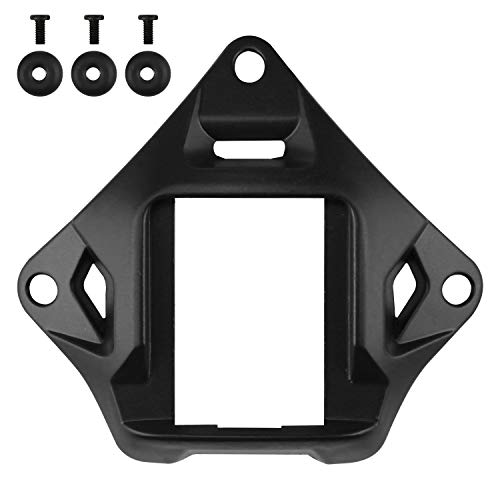 Tactical Helmet NVG Mount Shroud Steel Sports Camera Bracket Base for Fast Helmet - color: Black