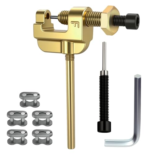 06B 06C 35 Chain Breaker Tool Motorcycle Chain Breaker Replacement for #35 T8F Roller Chain Mini Bike Go Kart Cart ATV Dirt Bike Scooter Quad Bicycle Mountain Electric Bike Parts (3mm Pin)