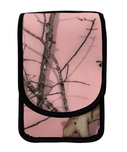The Horse Holster Cell Phone Holder, Mossy Oak Country Roots Pink, S/M - Holds All Cellphones, Money, Credit Cards, Lip Balm, Safely Secure Essentials During Activity, 4 Ways to Wear, Riding, Biking - color: Mossy Oak Country Roots Pink, size: S/M Leg Str