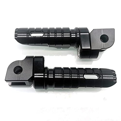 MZS Motorcycle Foot Pegs, CNC Double Adjustable Front Rider Footpegs Footrest Rest Pedal Black Compatible with FZ07 FZ09 FZ10 FZ1 FZ6 FZ6R FZ8 MT03 MT07 MT09 MT10 YZF R3 SCR950 Tracer XSR700 XSR900 - size: FZ07/FZ09/FZ10/FZ1/FZ6/FZ8/MT03/MT07/MT09/R3