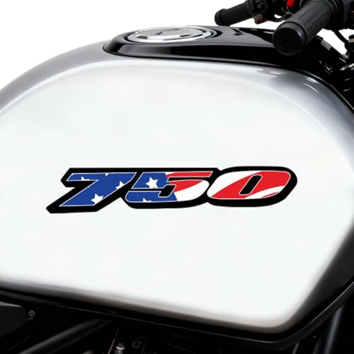 Awonderful Motorcycle Fairing Sticker Decal, Reflective Vinyl Decal for GSXR750 with Strong Stickiness 750 (Blue White Red) - color: Blue White Red