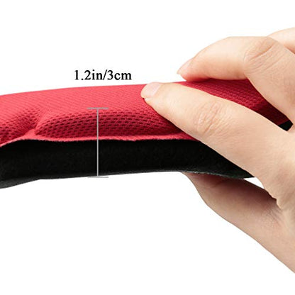 Tactical Helmet Pads - Universal Replacement Internal Memory Foam Pad Inserts for ACH, MICH, EXF Helmets - color: Red-1st
