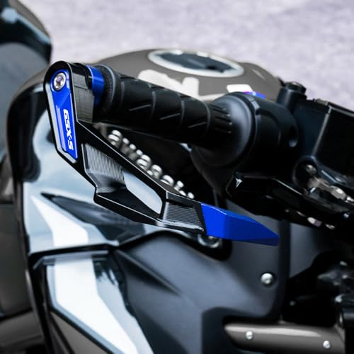 CNC Motorcycle Handguards Brake Clutch Lever Guards Protector Compatible with GSXS 750 GSXS 1000 F GSX S 125 GSX-S 1000GT 1000GX Accessories (Blue) - color: Blue