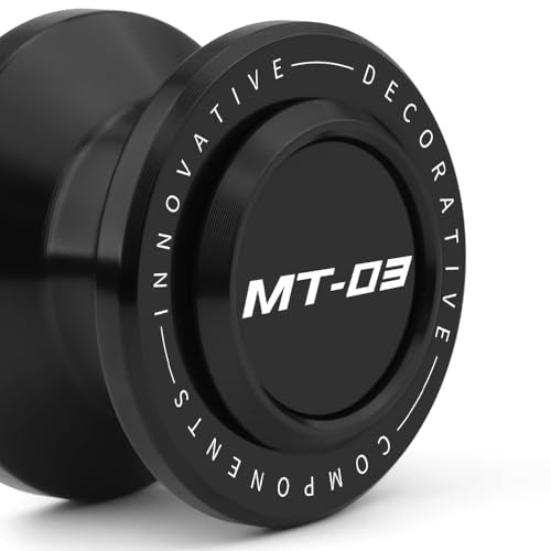 M6 Motorcycle Swingarm Spools Slider Compatible With YAMAHA MT03 2018 2019 2020 2021 2022 2023 2024 2025 | Swing Arm Stand Bobbins Screws MT-03 MT 03 Accessories (black) - color: black