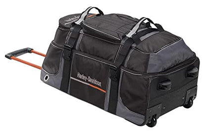 Harley-Davidson 28" On Tour Wheeling Large Duffel Bag - Midnight (28") - size: 28"