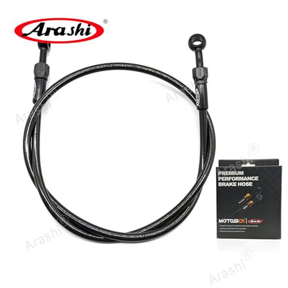 Arashi Black 6.7"-9.8" Swingarm Extensions Brake line Chain Kit for Suzuki Hayabusa GSXR 1300 Gen 2 3 2008-2019 2020-2024 Non-ABS, Motorcycle modification Accessories Parts CNC Aluminum