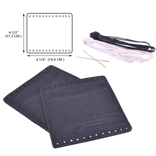 Leather Motorcycle Handlebar Grip Covers, No Fringe Brake Clutch Covers for HD Motorcycles - color: Black: Handlebar Cover