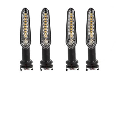 LED Turn Signal Light Running Water Lamp Compatible With YAMAHA MT07 Tenere 700 XJ6 FZ6 MT09 Tracer 900 MT10 MT03 FZ25 Indicator Directional(4pcs Regular) - color: 4pcs Regular