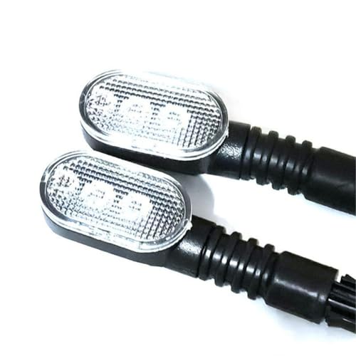 36V-72V Electric for Bike Taillight with Turn Signal, LED Rear Rack Lamp E-for Bike Scooter for Motorcycle, Black ABS Housing, 1 Pair