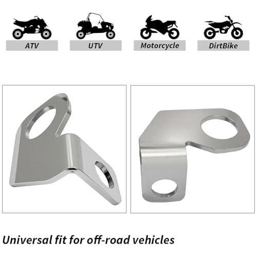 2 PCS Safety Flag Whip Rear Axle Mounting Bracket Fit for Motorcycle, Dirt Bike, Motocross, Off-Road, Dune Flag, 22.5mm Mounting Diameter