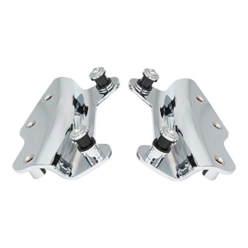 TCT-MOTORPARTS Detachable Backrest Sissy Bar w/Docking Hardware Kits Fit For Harley Touring Street Road Glide 2009-2013 - color: Chrome #1(2009-2013)