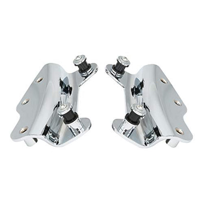 TCT-MOTORPARTS Detachable Backrest Sissy Bar w/Docking Hardware Kits Fit For Harley Touring Street Road Glide 2009-2013 - color: Chrome #1(2009-2013)