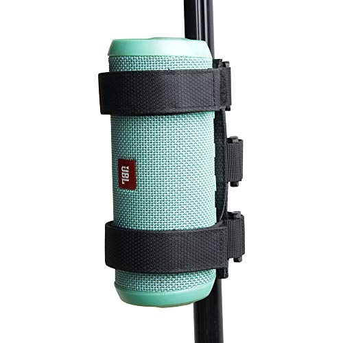 Hermitshell Portable Mount for Golf Cart Accessories Railing Bike - Adjustable Strap