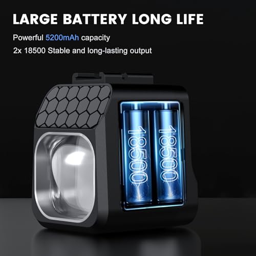 2000 Lumens Bike Headlight, Compatible with Garmin/Bryton, High & Low Beam Anti-Glare Bicycle Front Light, USB-C Rechargeable, Waterproof for Night Riding and Urban Cycling