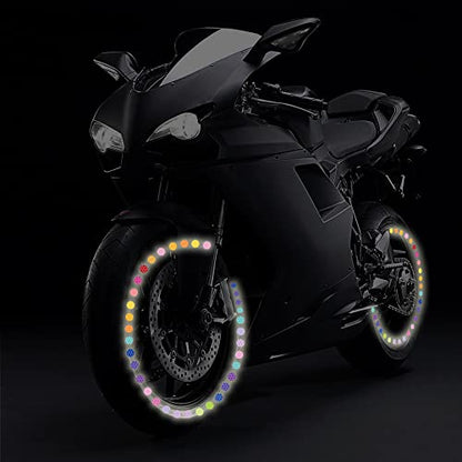 Bicycle Stickers Rainbow Car Decals Reflective Rim Tape for Bikes Pink Rims for Cars,Bike,Skateboard, Motorcycle Nighty Safety Warning Sticker (180 Pcs Strip&Dots) - style: 180 Pcs Strip&Dots