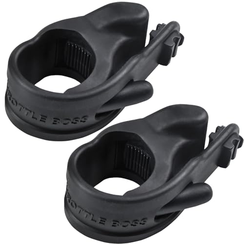 2 Pack Motorcycle Electrombile Throttle Assist Cruise Control Grip Throttle Clamp Handlebar Rocker Rest Accelerator Assistant for Bicycles Motorcycles