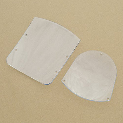 SLMOTO Windshield Quarter Fairing Fit for Harley Sportster XL 1988-2016 Dyna 1995-2005 Clear - color: Clear Windshield