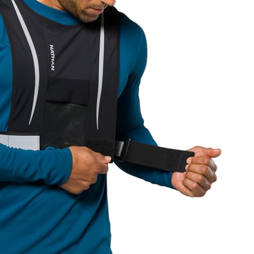 Nathans NS60300-00001-OSFM Hypernight Reflective Stash Vest Black