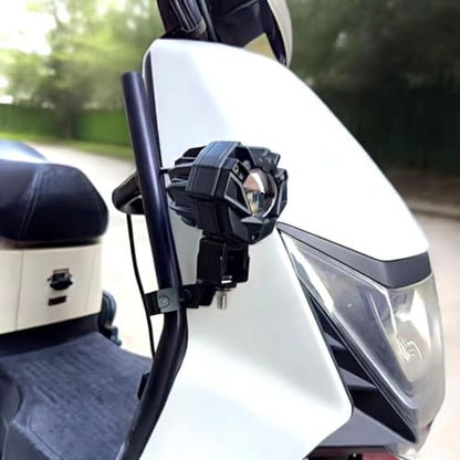 Heavy Duty Motorcycle Light Mount Bracket, Motorcycle Spotlight Bracket, Universal Fit for Motorcycle, ATV, UTV, Truck Auxiliary Lights - 2 Pack (1.58-2.5 INCH) - size: 1.58-2.5 INCH
