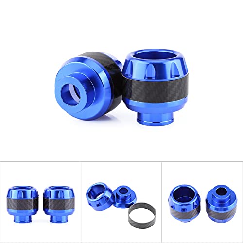 Motorcycle Frame Sliders,front axle sliders,aluminum frame sliders,electric scooter sliders,crash bobbins,motorcycle axle slider,clash 200 efi scooter rear frame sliders,front(Blue) - color: Blue