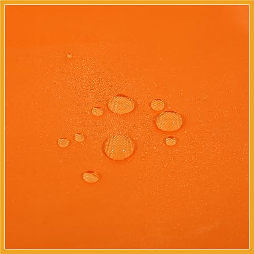Motorcycle Cover Lightweight Half Cover Outdoor Waterproof Rain Dust Protector Orange XL Size for Most Full Dress Touring Cruiser Durable Material Replacement