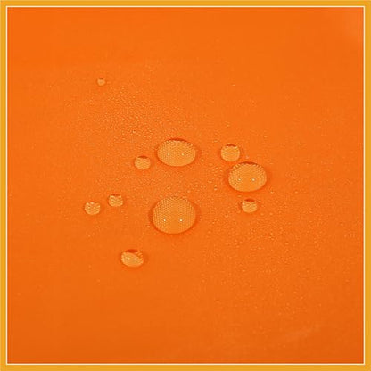 Motorcycle Cover Lightweight Half Cover Outdoor Waterproof Rain Dust Protector Orange XL Size for Most Full Dress Touring Cruiser Durable Material Replacement