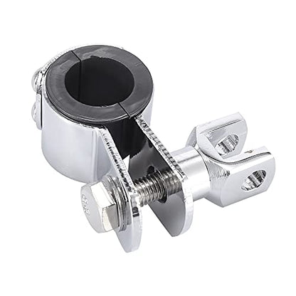 uxcell Motorcycle Footpegs 1" - 1 1/4" Highway Crash Bar Foot Peg Clamps Engine Guard Mounts Adapter for Harley Davidson