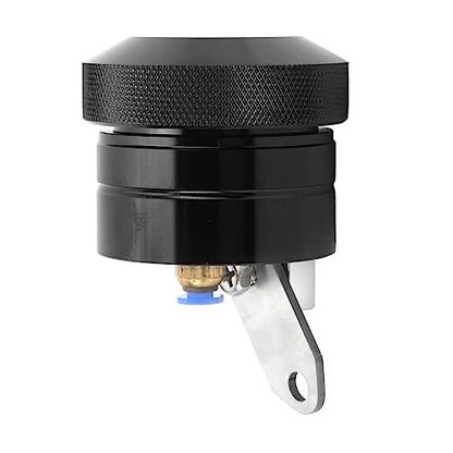 Motorcycle Chain Lubricator System with Oil Reservoir Universal Fit for and Most Bikes, Metal Drip Oiler Cup with Adjustable and Extended Bracket, - color: Black