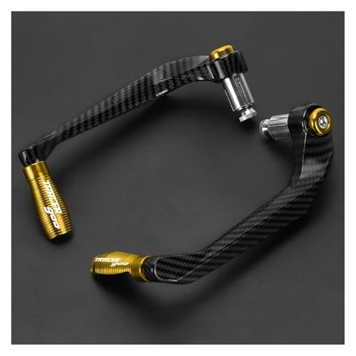 For TRACER900 Tracer 900 900gt 2018-2024 2022 Motorcycle Accessories Handlebar Grips Guard Brake Clutch Levers Protector(Gold) - color: Gold
