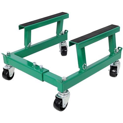 1500lbs ATV Motorcycle Engine Cradle Dolly - Heavy Duty Maintenance Stand | Roll your heavy bike or ATV anywhere with ease—saves your back, protects your frame, and tucks away compactly when not in use