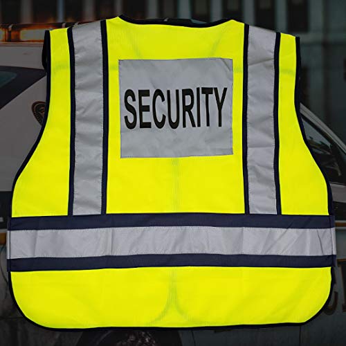 VIEWBRITE Reflective Class 2 Fire Vest Lime Green - 5 Point Breakaway High Visibility Yellow Fire Fighter Vest - color: Clear,yellow,lime, size: Medium-Large