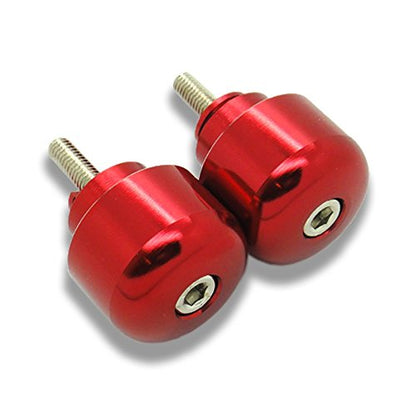 [GT-Speed] Compatible/Replacement for Red CNC Motorcycle Bar Ends 7/8" Handlebar Grips Plugs Cap, Fits Honda (Read Product Description for Model & Year Specification) - color: Red