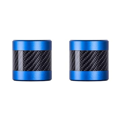 Advanblack Protek Machined CNC Alumium with Carbon Fiber Inlay Crash Bar Slider (Blue CNC w/Carbon Inlay) - color: Blue CNC w/ Carbon Inlay