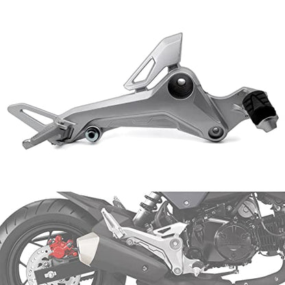 Minho Motorcycle Right Side Footpegs Pedal Footrest Assembly Fit for Honda Grom Msx125 SF 2016-2020 Parts - size: Silver Right